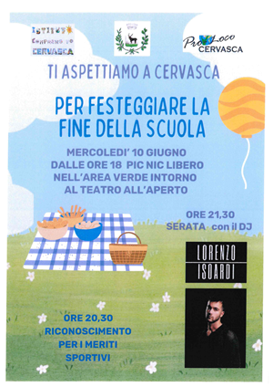 Festeggiare la fine della scuola