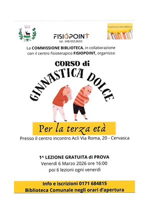 corso di ginnastica dolce